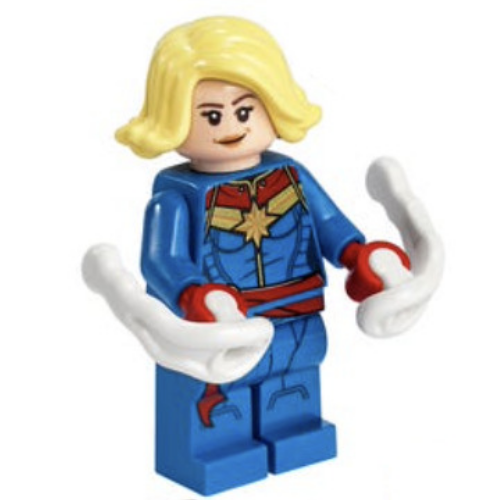 LEGO Captain Marvel 'Vers' Kree Starforce Uniform Super Heroes Minifigure  77902