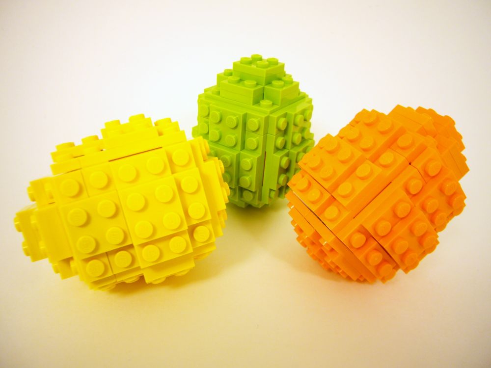 Brick Easter Eggs, set of
